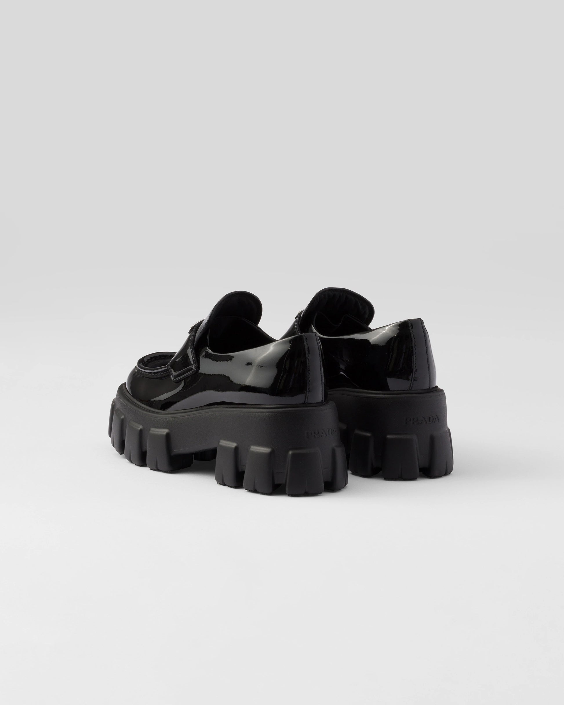 Monolith patent leather loafers