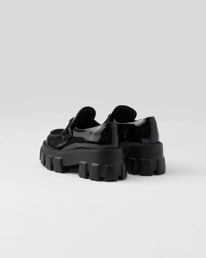 Monolith patent leather loafers