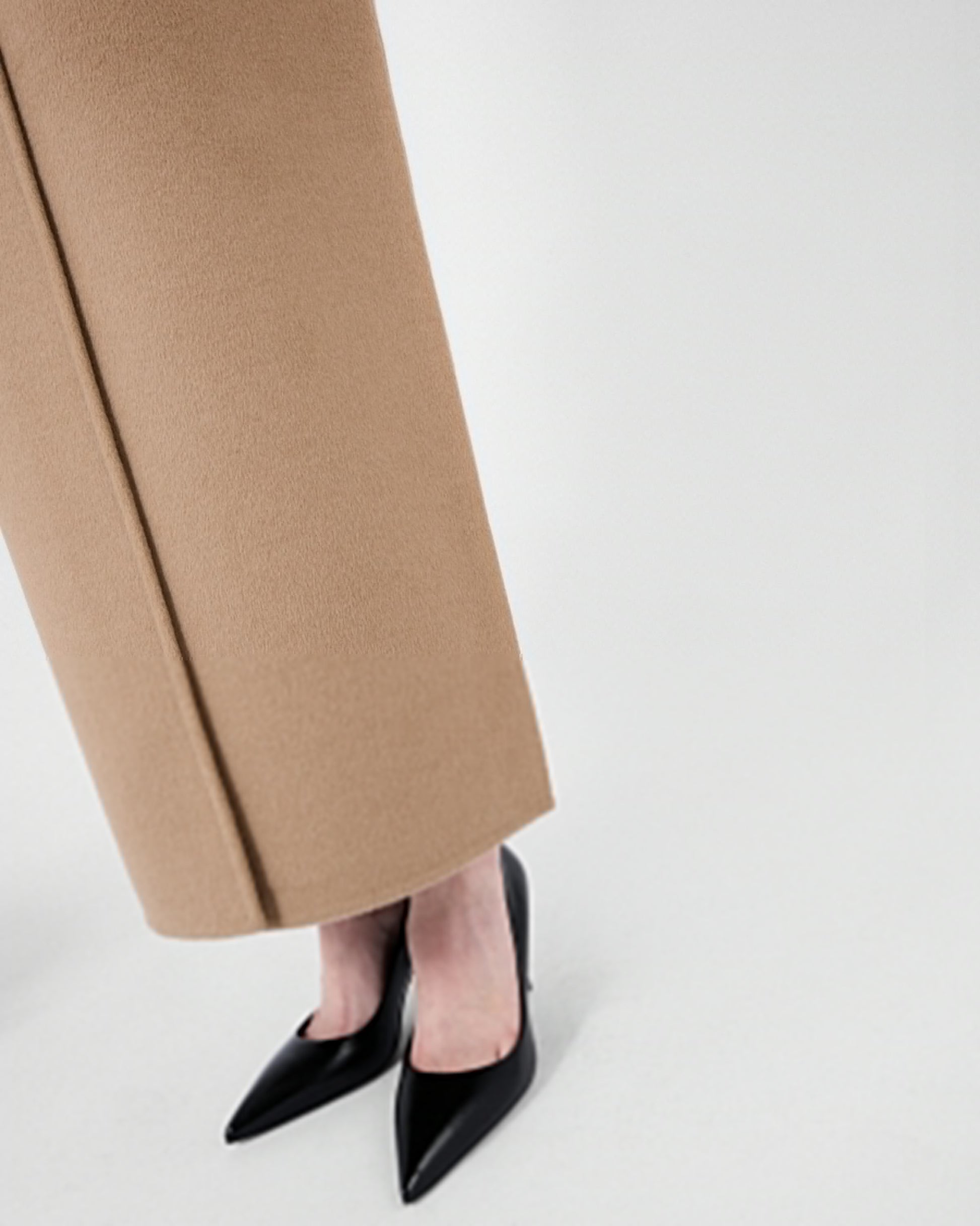 Patent Saffiano leather pumps