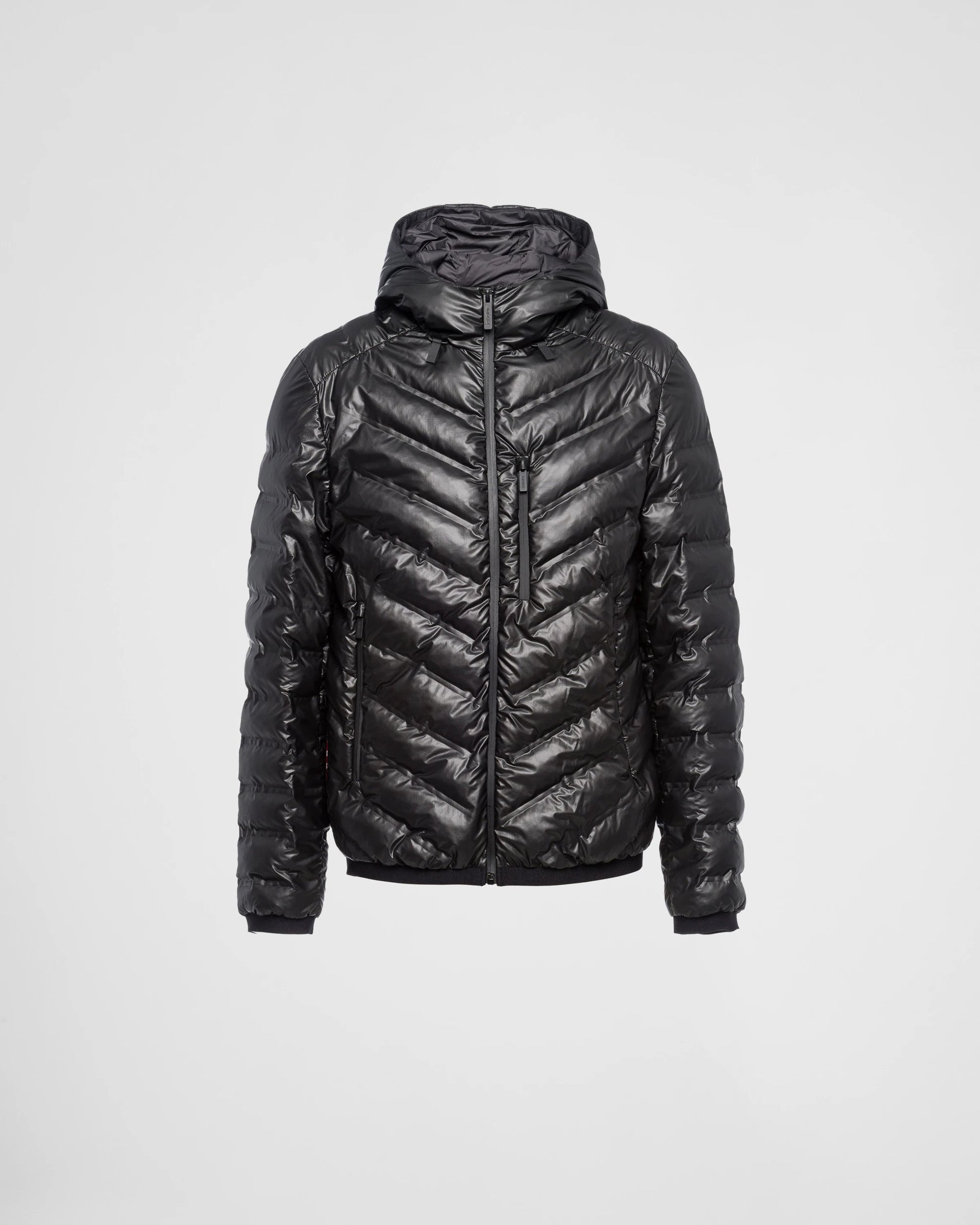 Light Re-Nylon Hooded Puffer Jacket