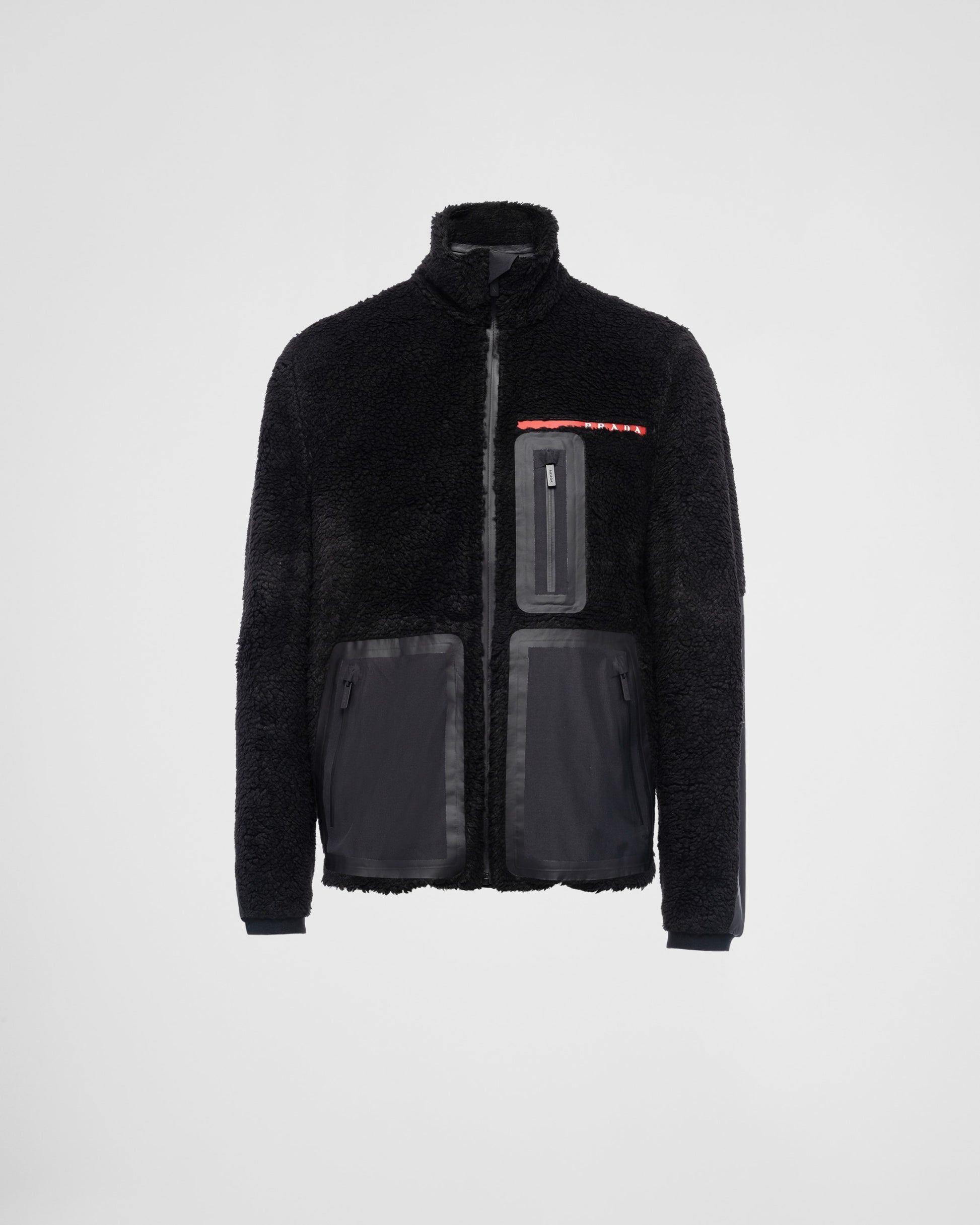 Recycled fleece technical jacket
