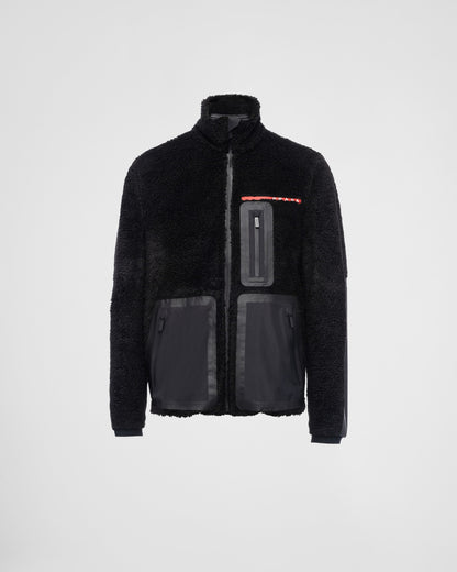 Recycled fleece technical jacket