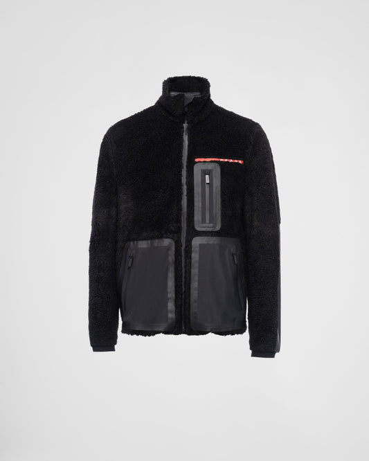 Recycled fleece technical jacket