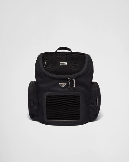 Re-Nylon and Saffiano leather pet bag