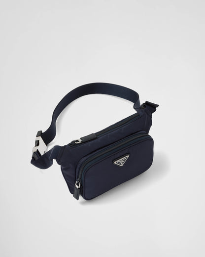 Re-Nylon and Saffiano leather shoulder bag