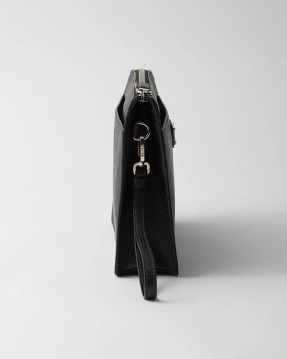 Saffiano Leather Pouch