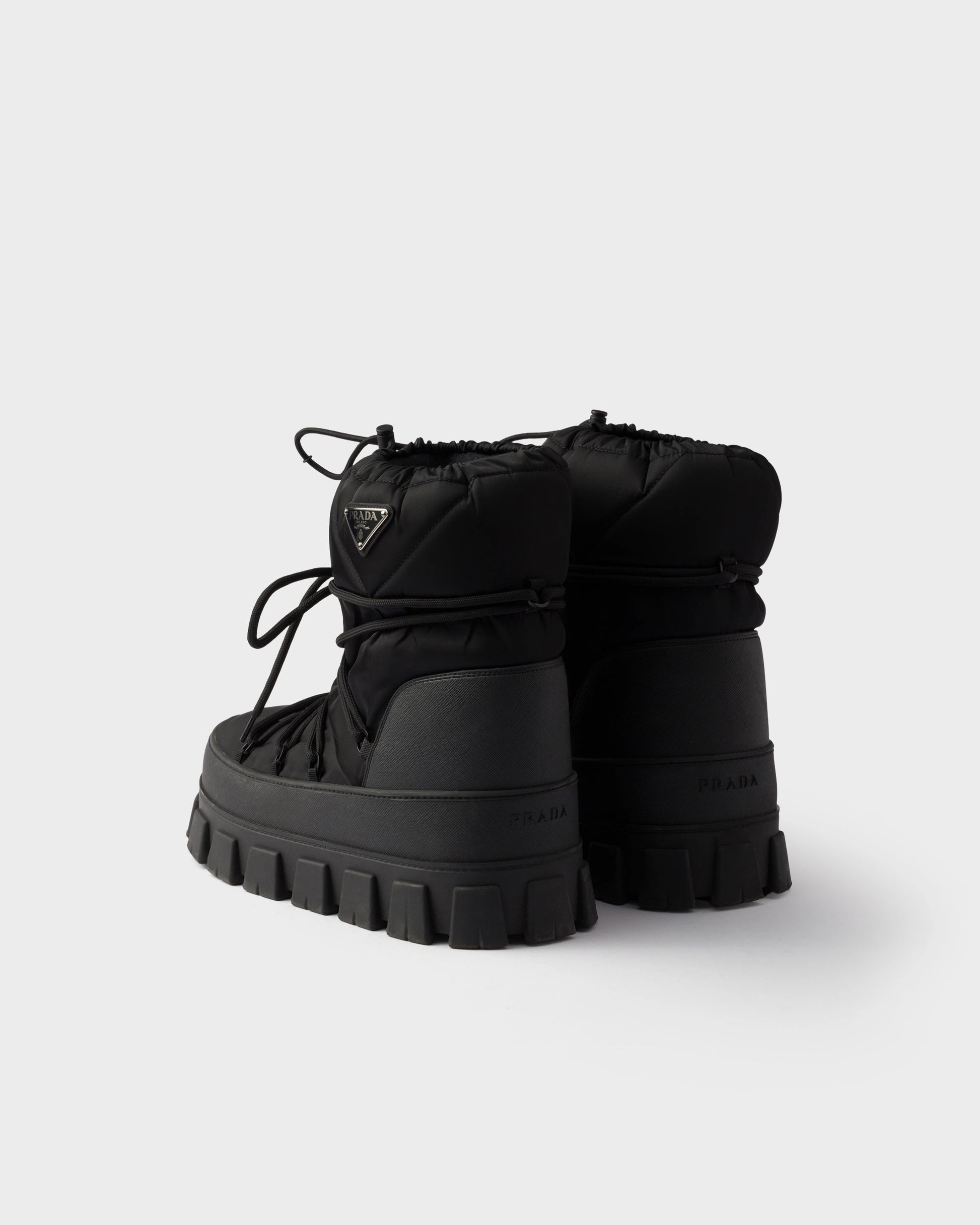 Re-Nylon gabardine après ski booties