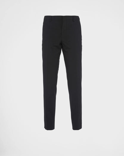 Light stretch wool pants