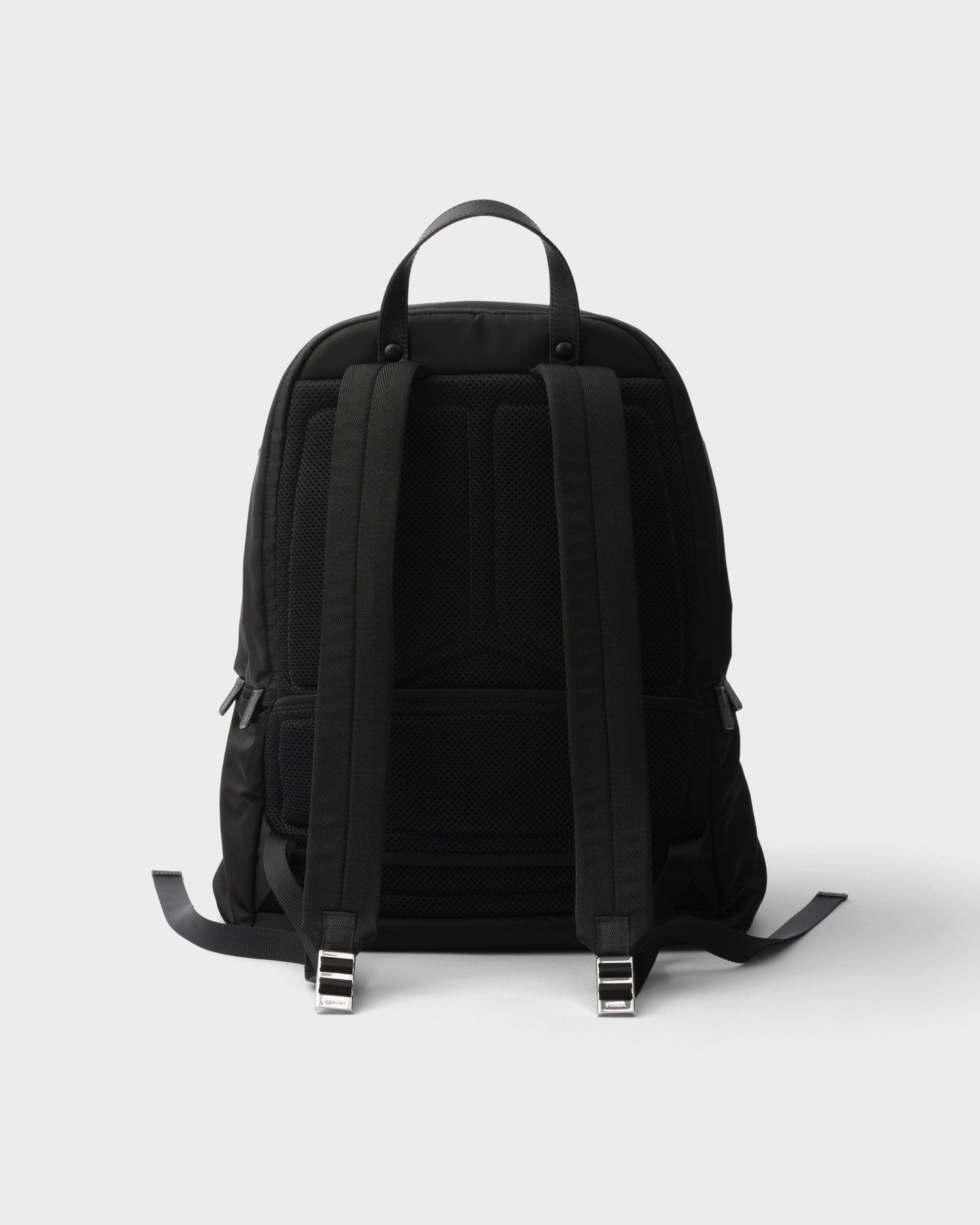 Re-Nylon and Saffiano leather backpack