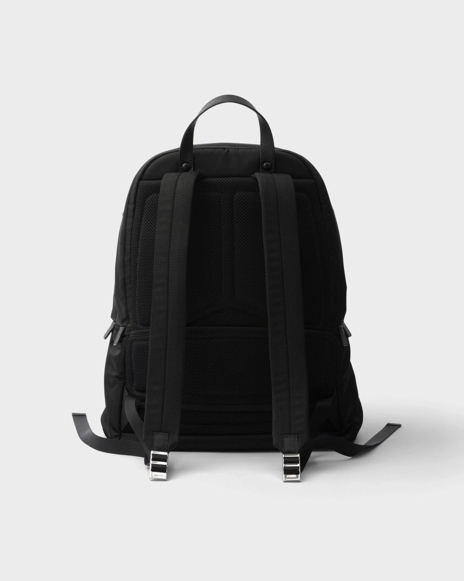 Re-Nylon and Saffiano leather backpack