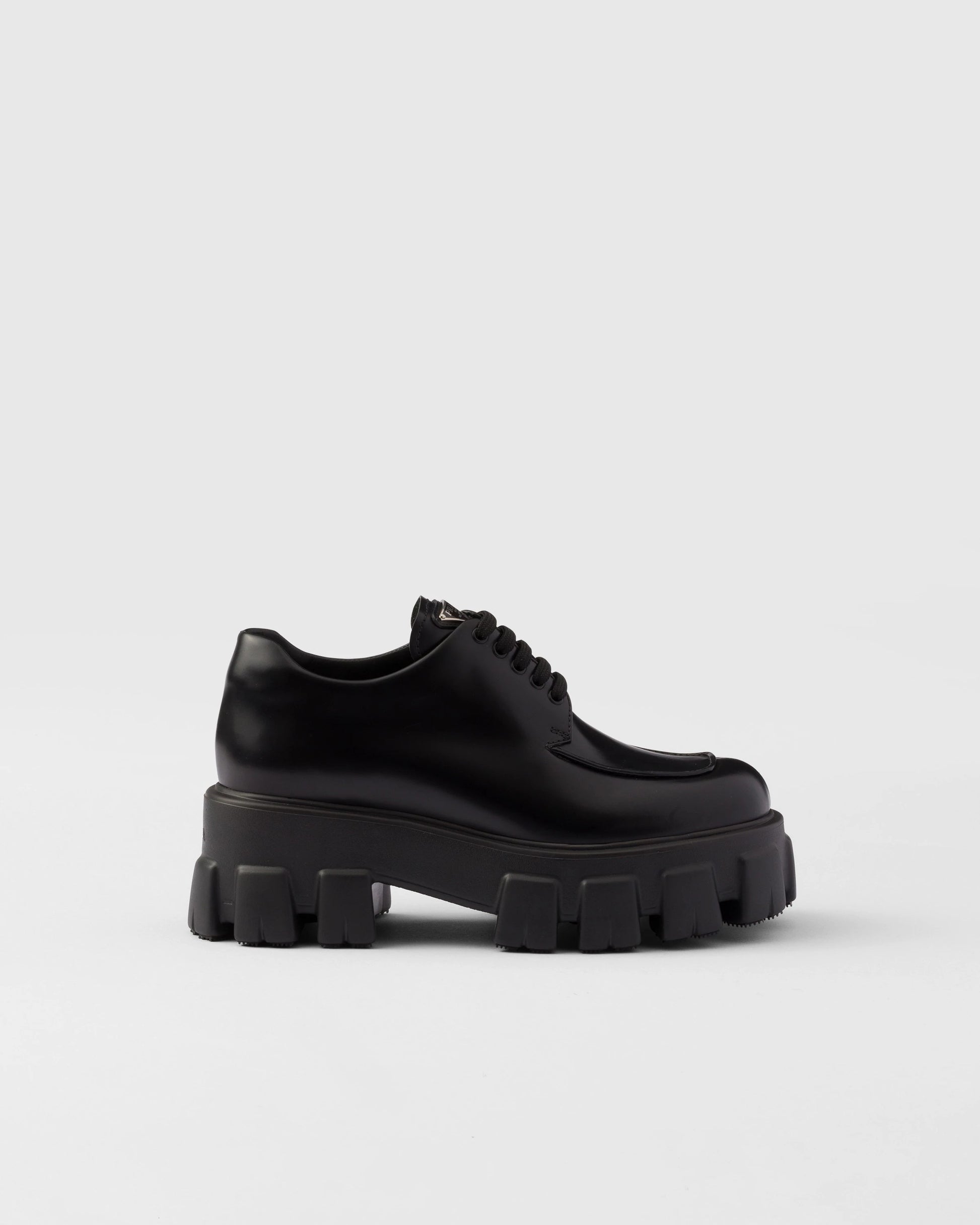 Monolith brushed leather lace-up shoes