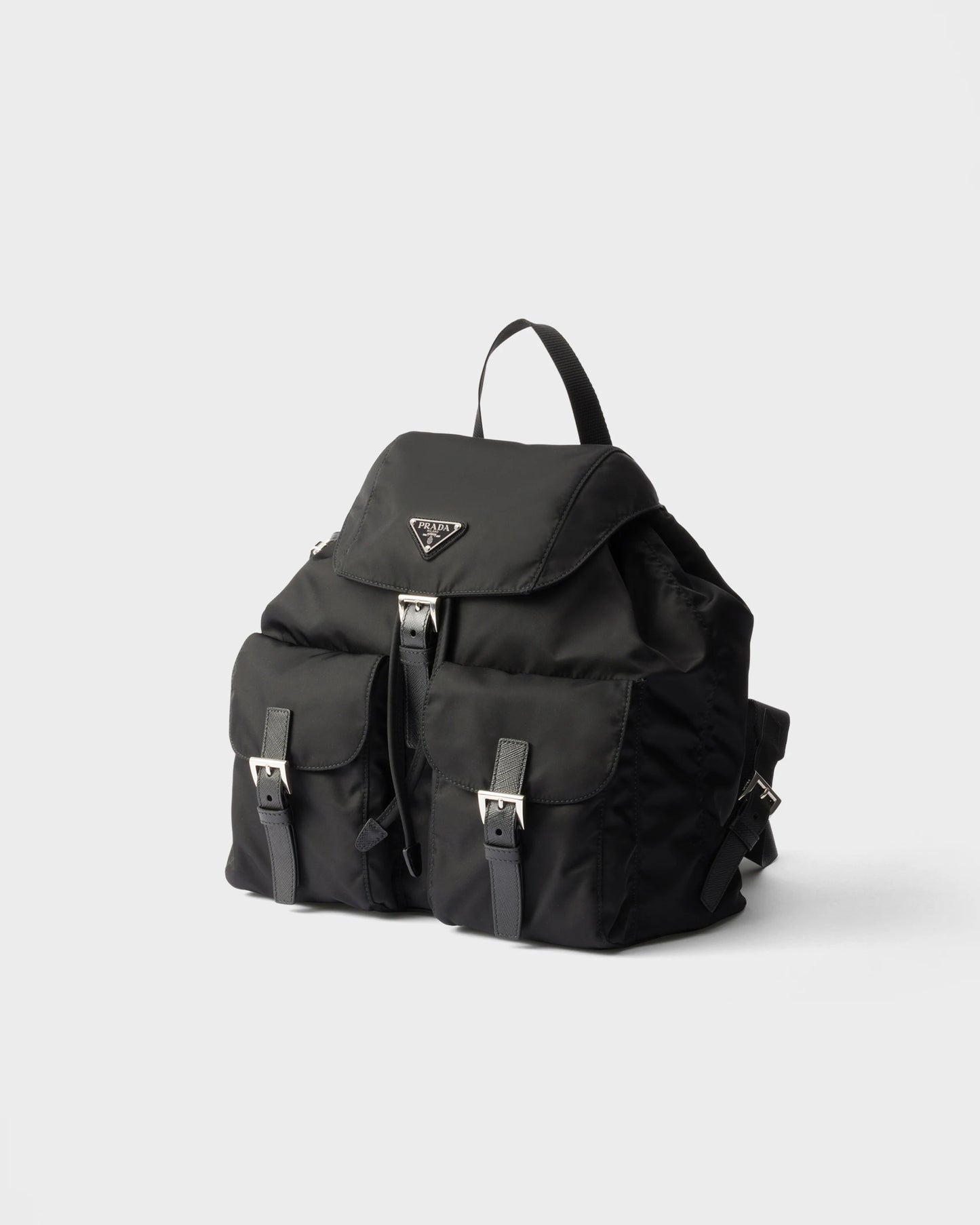 Medium Re-Nylon backpack with pouch