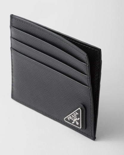 Saffiano leather card holder