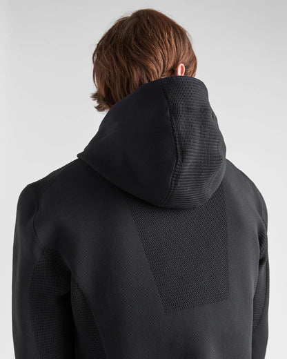 Techno Piqué hoodie
