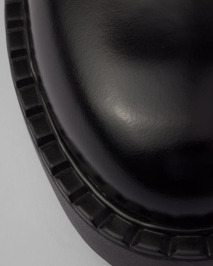 Chocolate brushed leather Chelsea boots