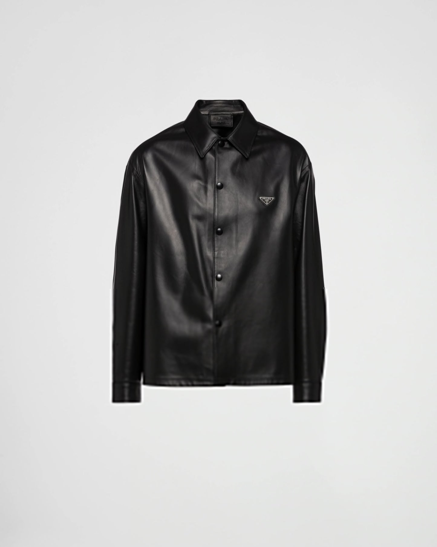 Nappa leather shirt