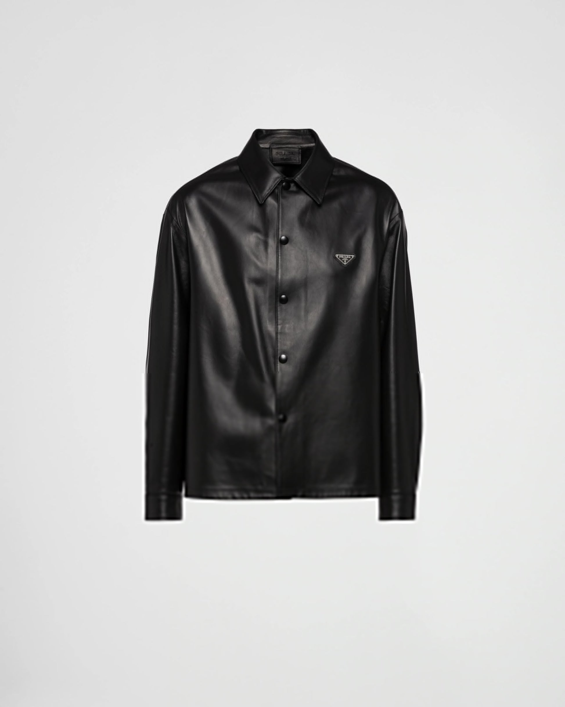 Nappa leather shirt