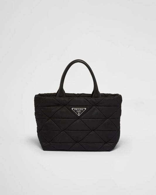 Small Re-Nylon padded tote bag