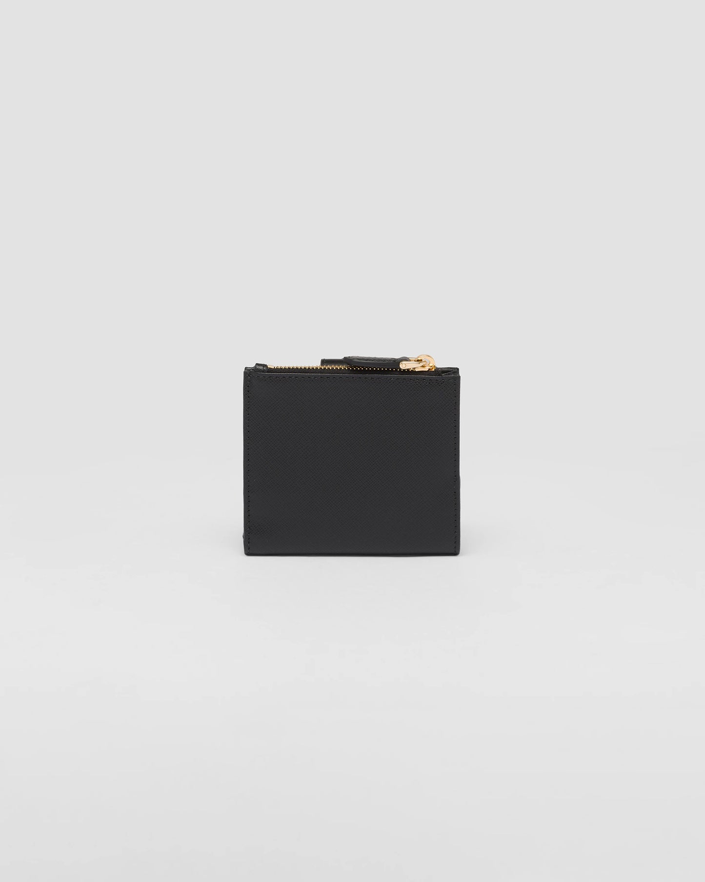 Small Saffiano and smooth leather wallet
