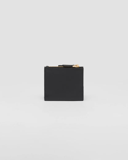 Small Saffiano and smooth leather wallet