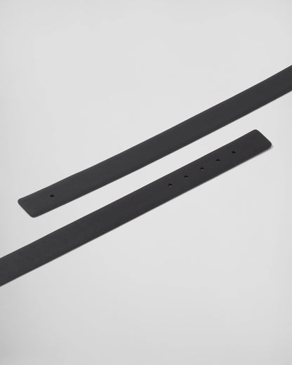Reversible Saffiano leather belt strap