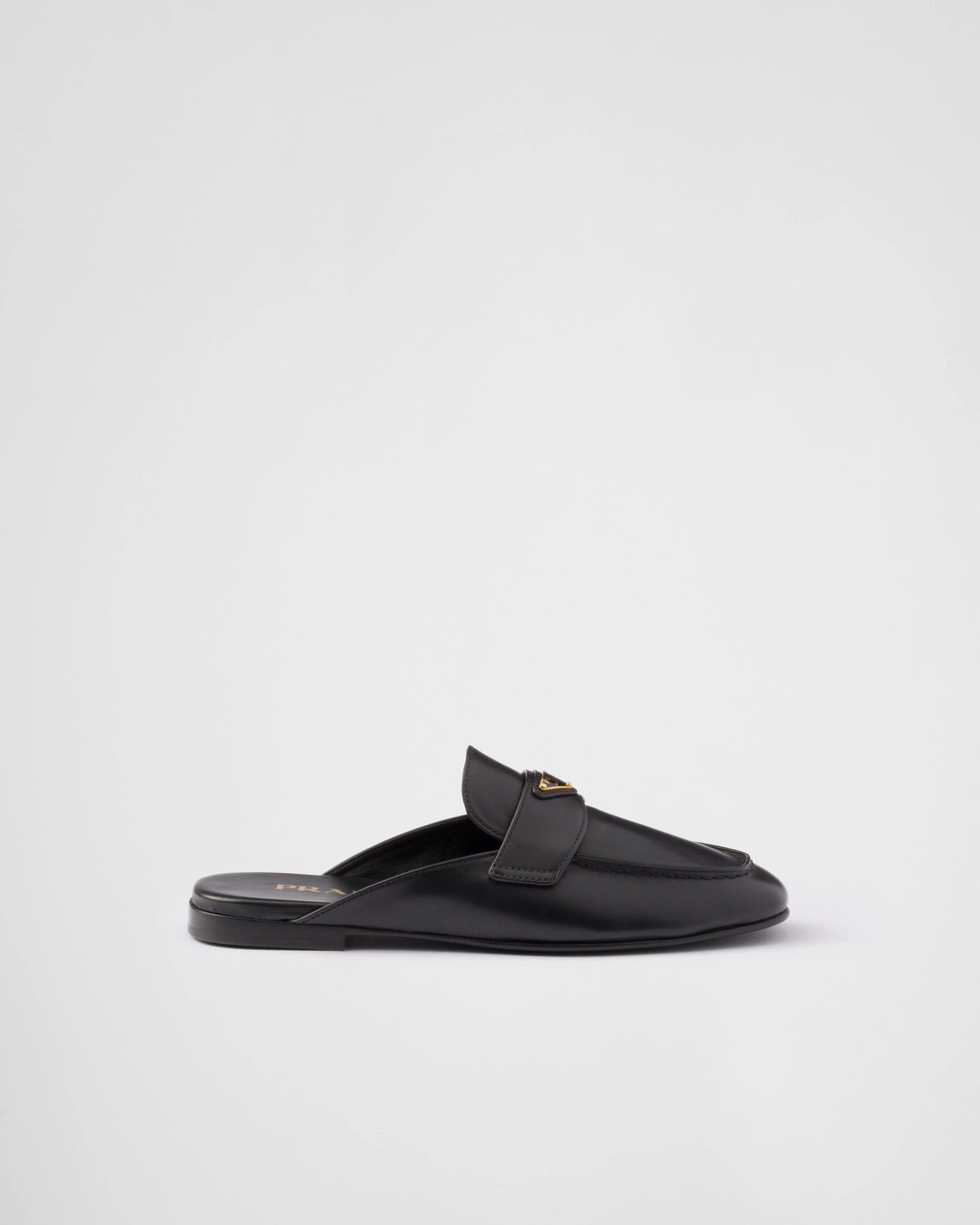 Leather slippers