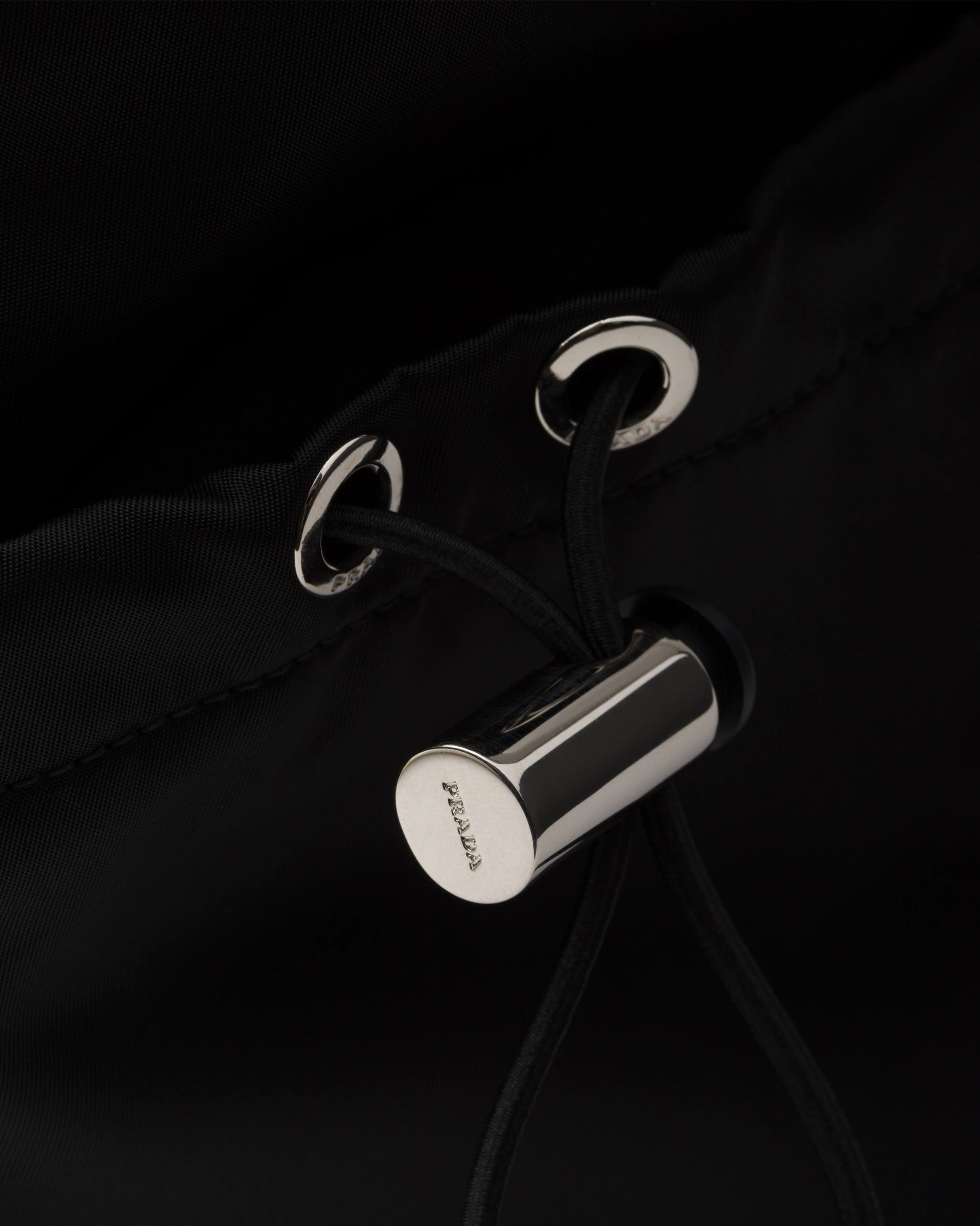 Re-Nylon and Saffiano leather backpack