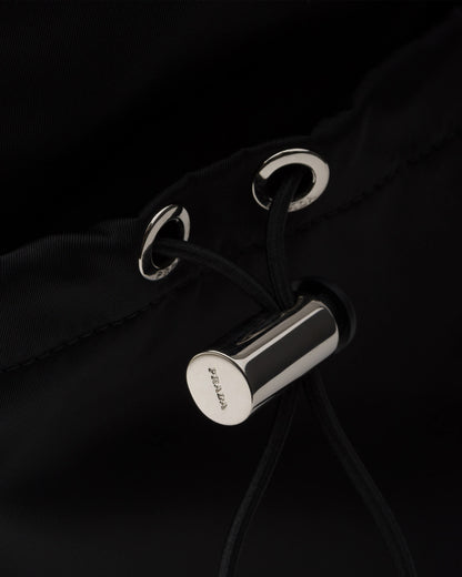 Re-Nylon and Saffiano leather backpack