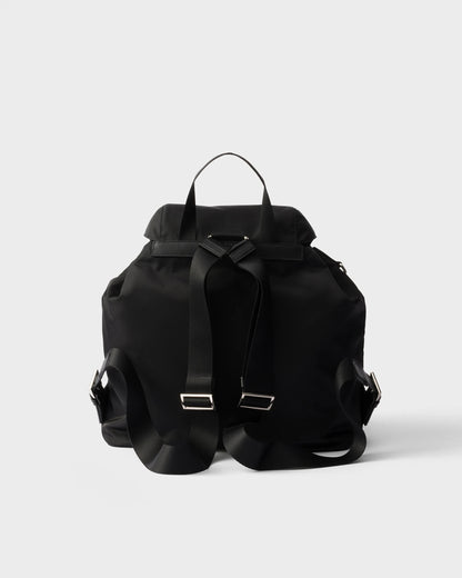 Medium Re-Nylon backpack with pouch