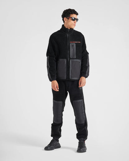 Recycled fleece technical jacket
