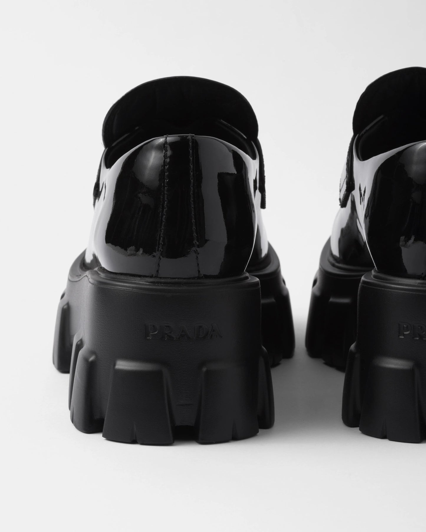 Monolith patent leather loafers