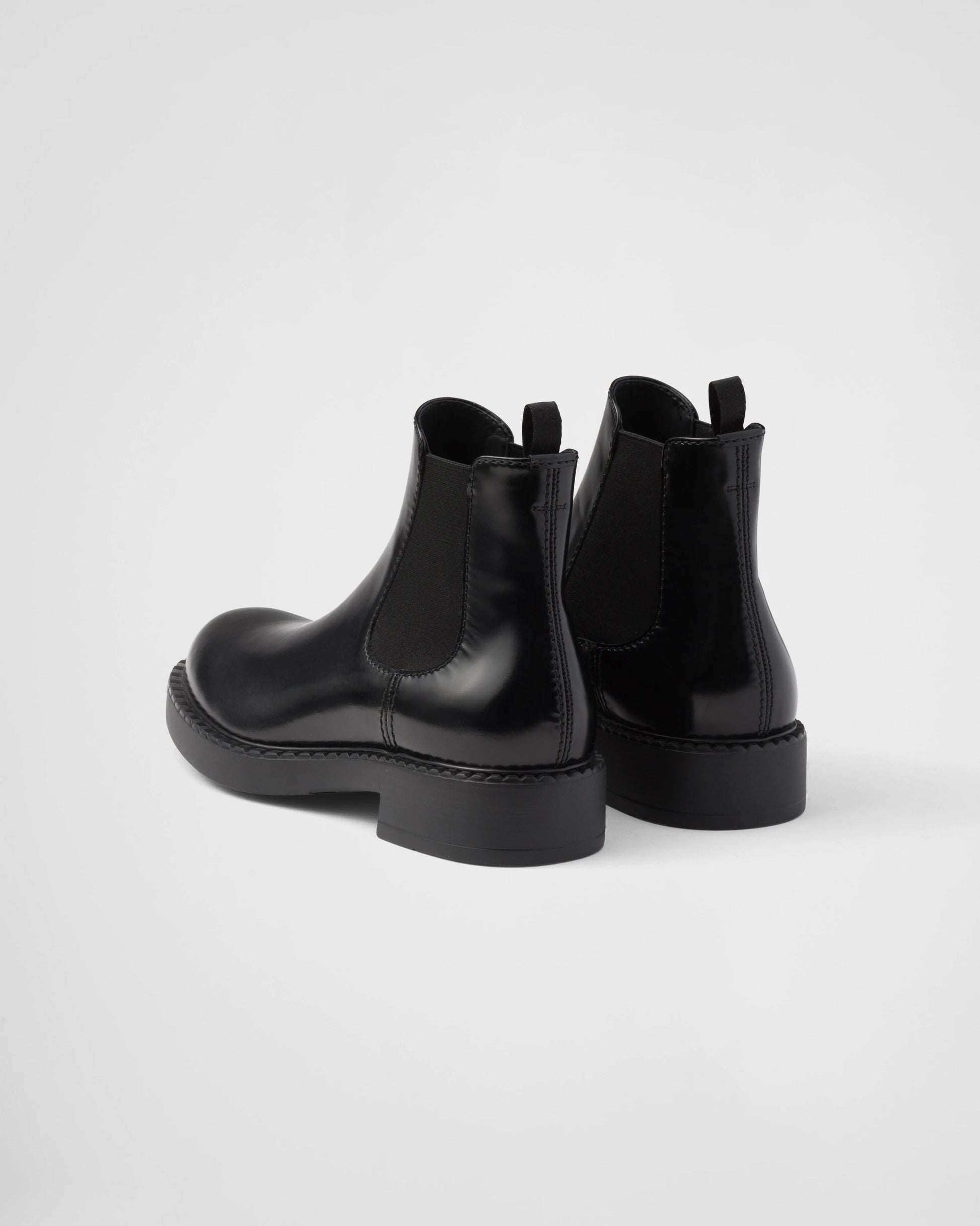 Brushed leather Chelsea boots