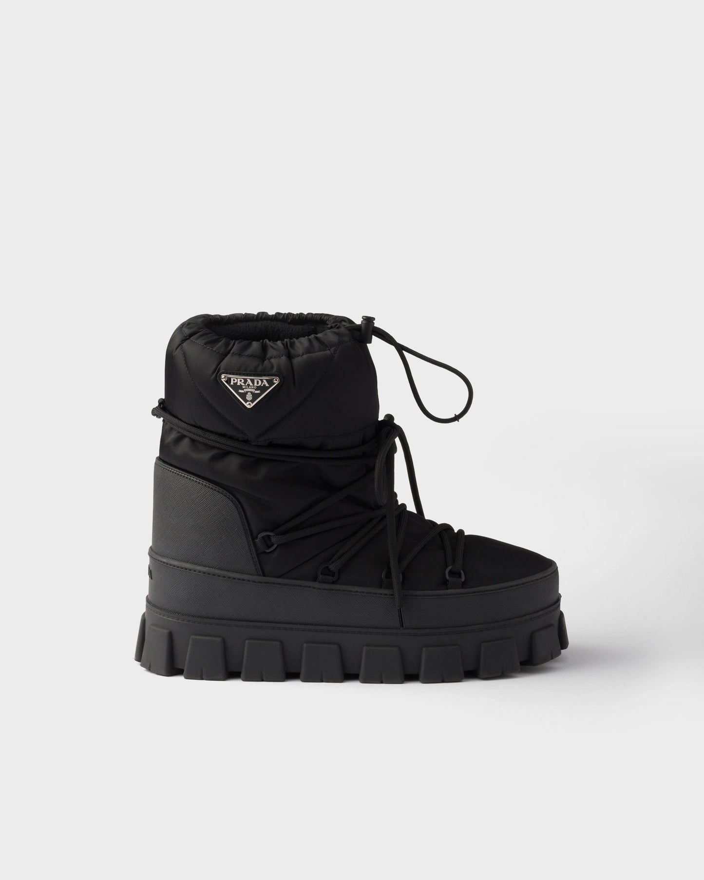 Re-Nylon gabardine après ski booties