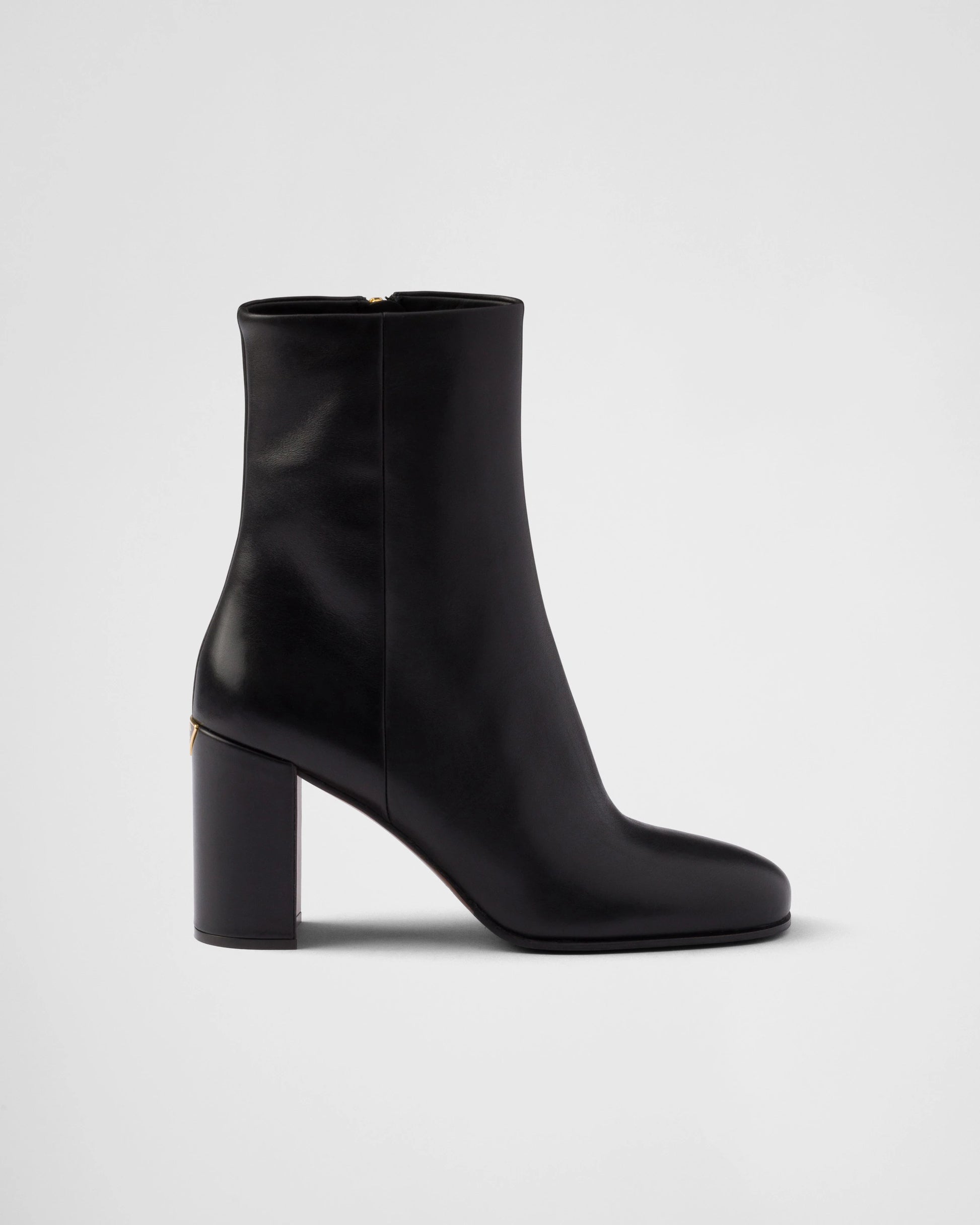 Leather booties