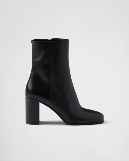 Leather booties