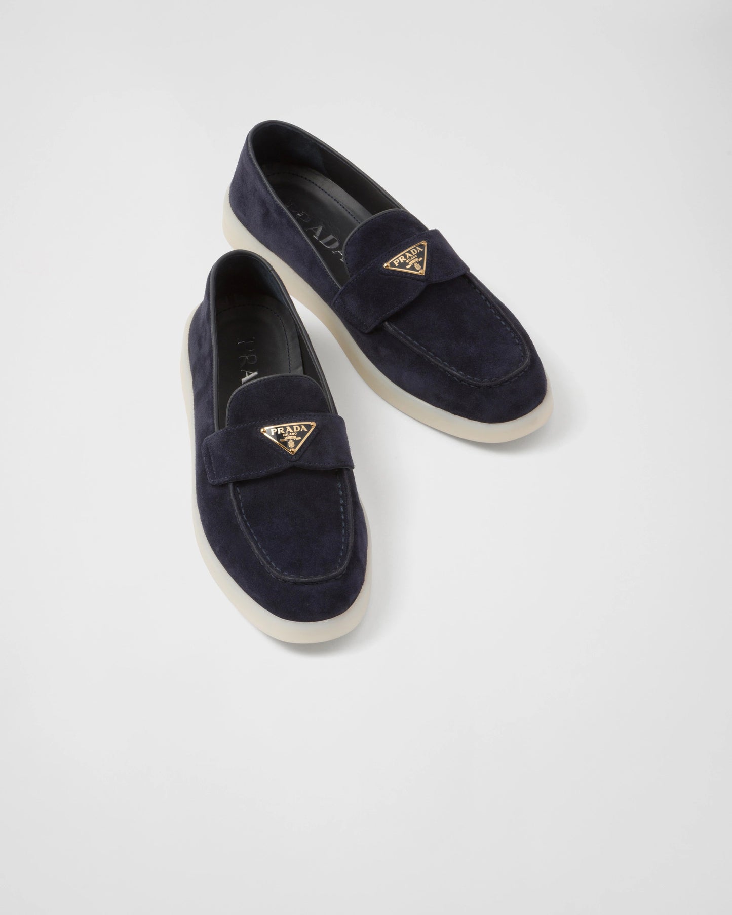 Suede leather loafers
