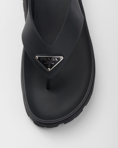 Rubber thong sandals