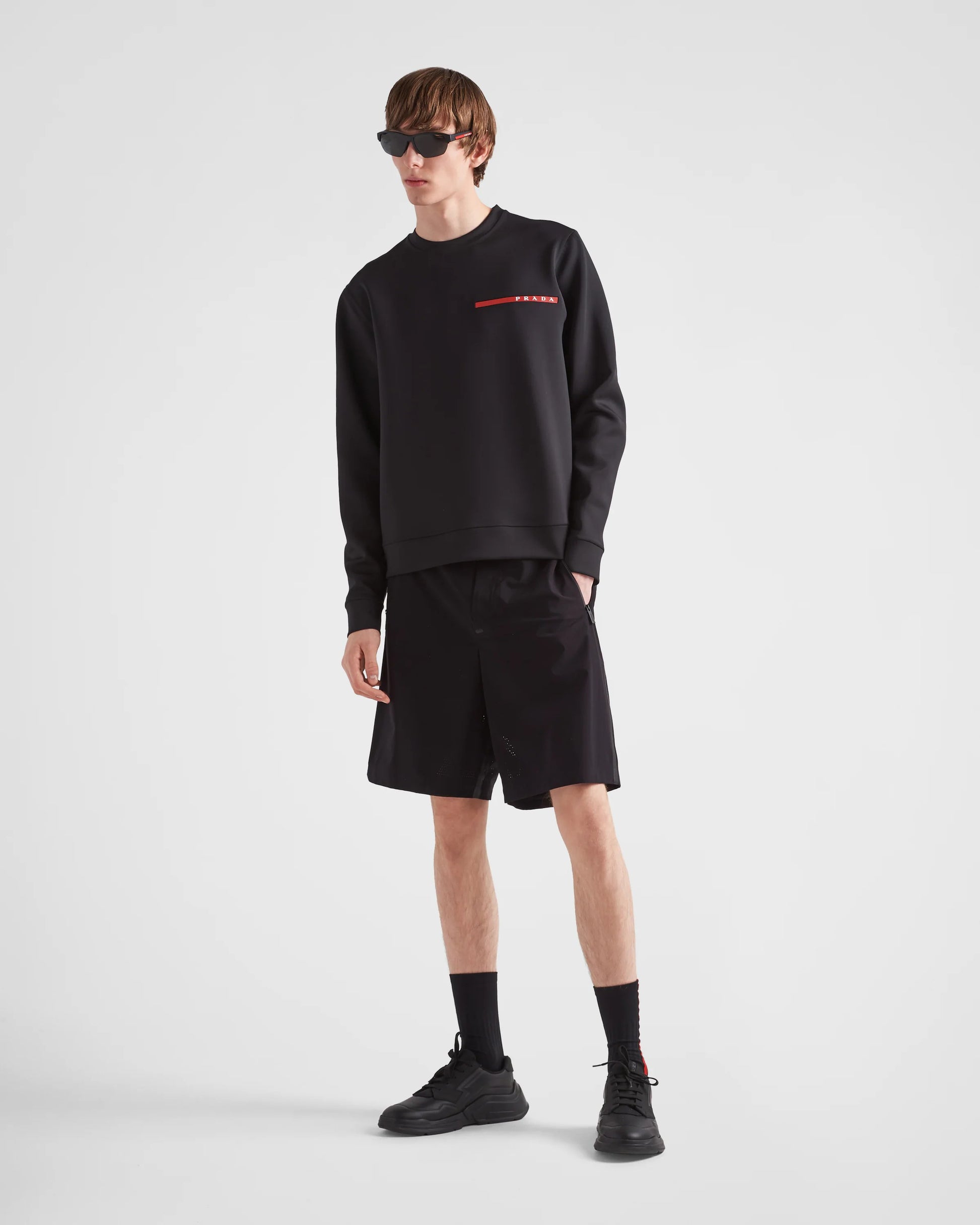 Recycled double jersey sweatshirt