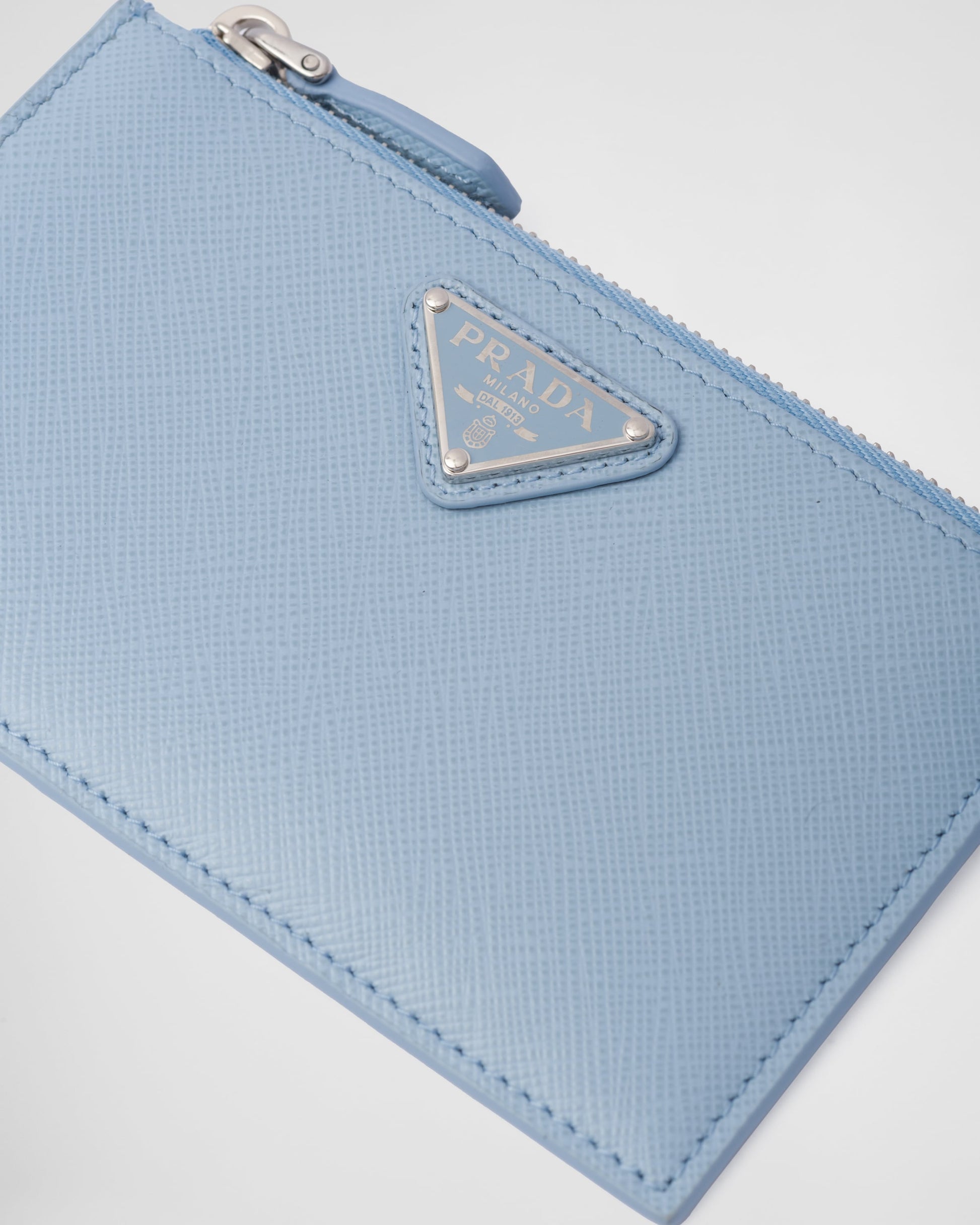 Saffiano leather card holder