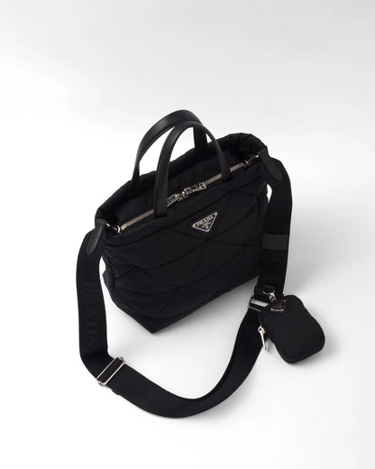 Padded Re-Nylon tote bag