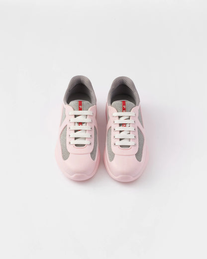 Prada America's Cup Soft rubber and bike fabric sneakers