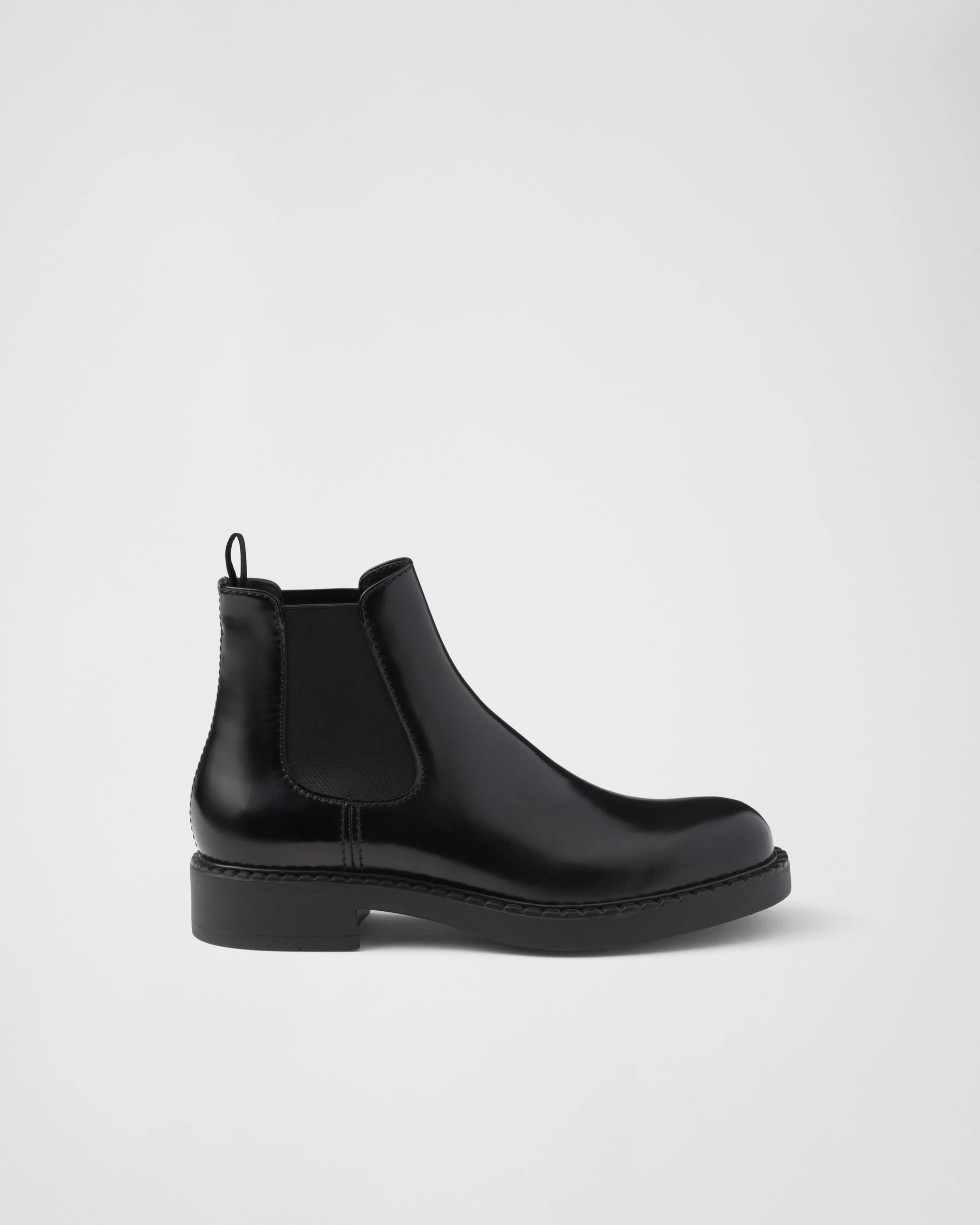 Brushed leather Chelsea boots