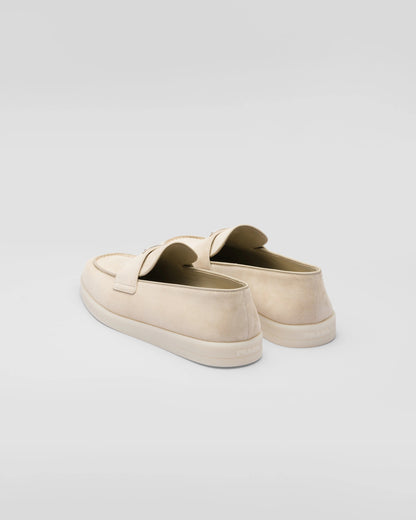 Suede loafers