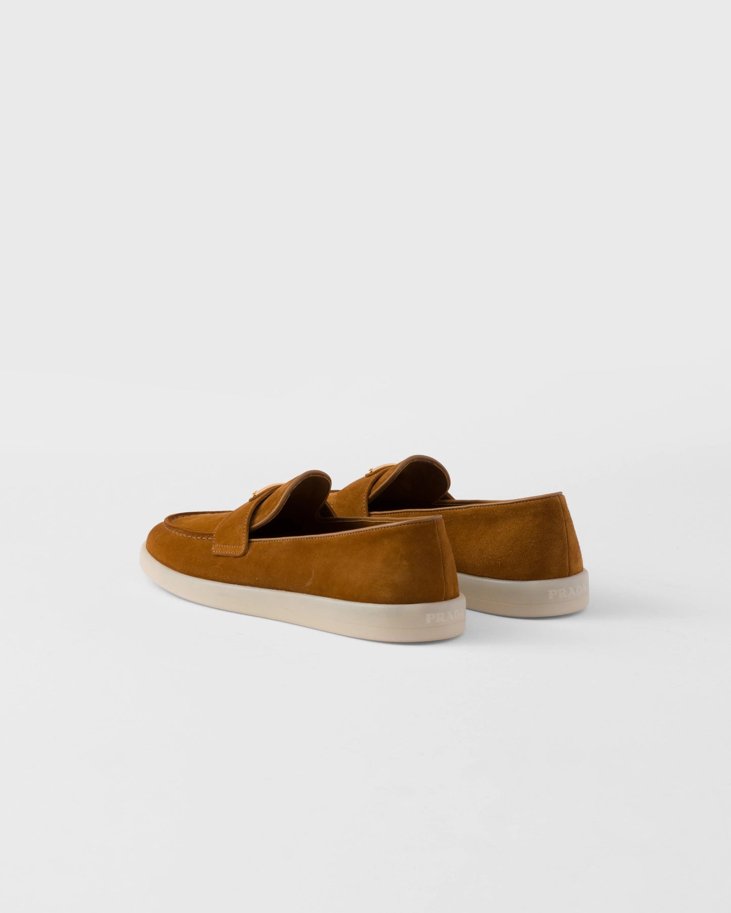 Suede leather loafers