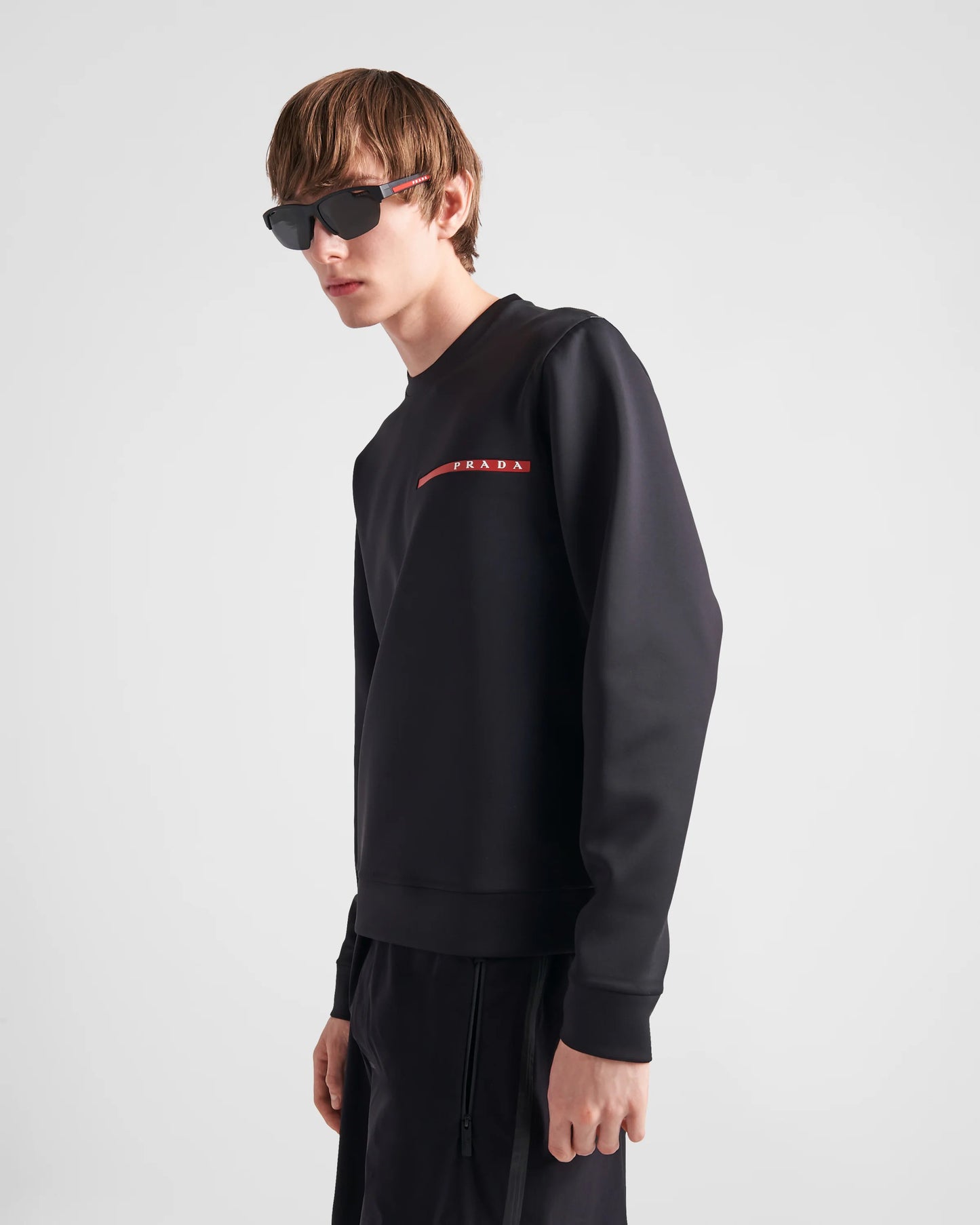 Recycled double jersey sweatshirt