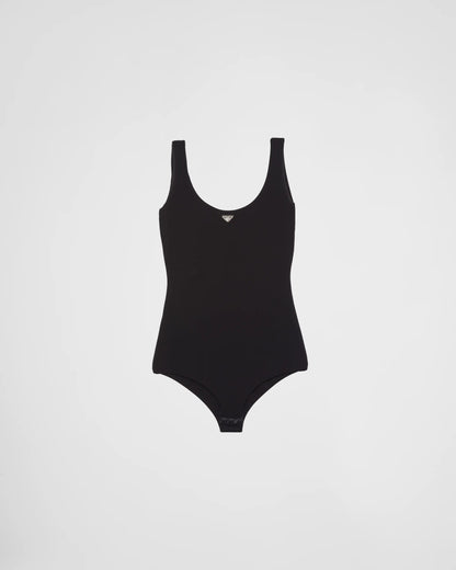 Stretch jersey bodysuit