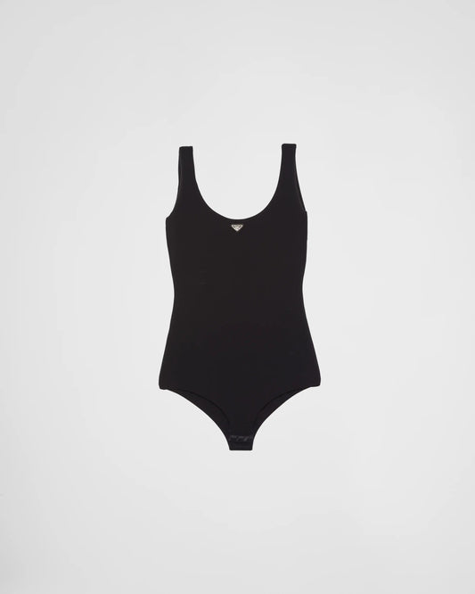 Stretch jersey bodysuit