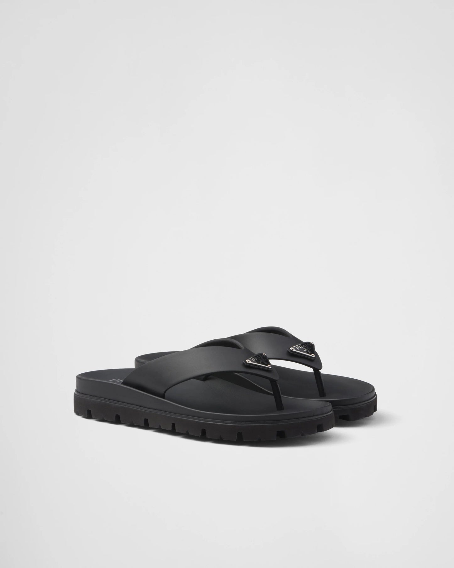 Rubber thong sandals