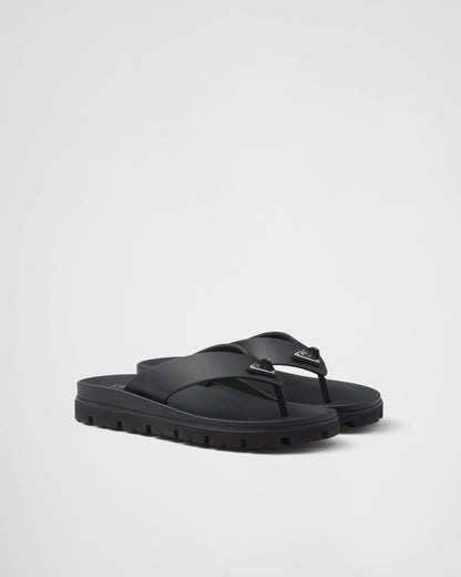 Rubber thong sandals