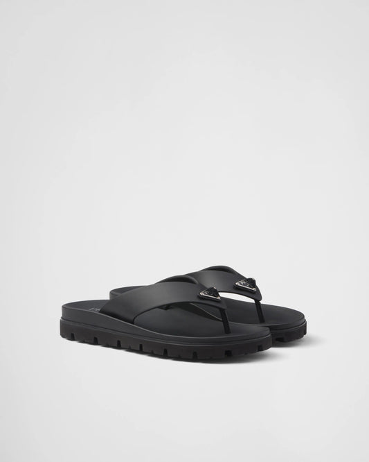 Rubber thong sandals